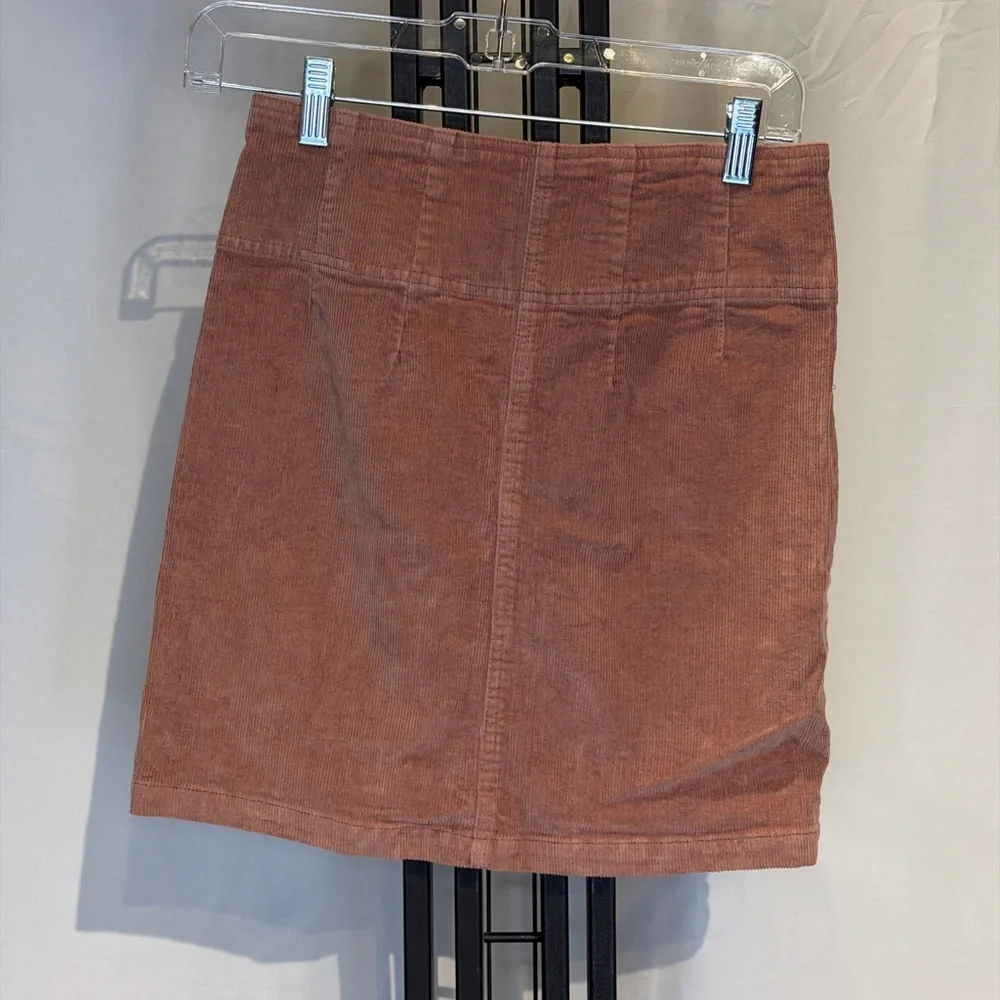 Wild Fable‎ Copper Corduroy Mini Skirt